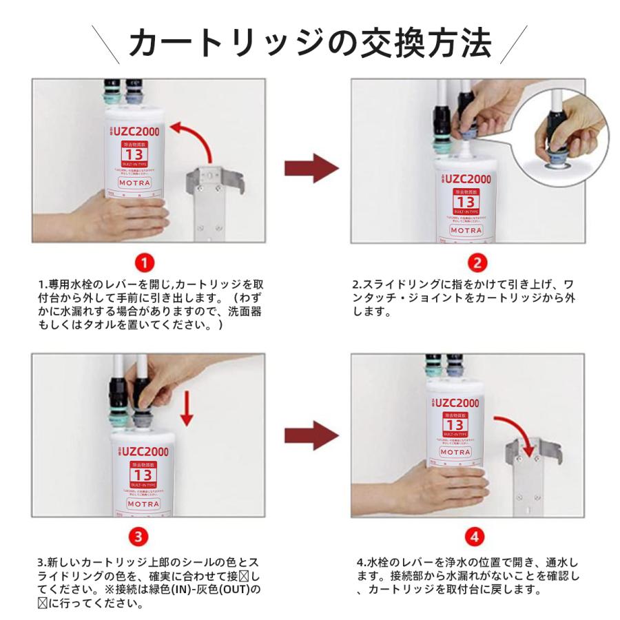 浄水器カートリッジ UZC2000 交換用浄水カートリッジ 交換用浄水 浄水器カートリッジ UZC2000 交換用浄水カートリッジ 交換用浄水