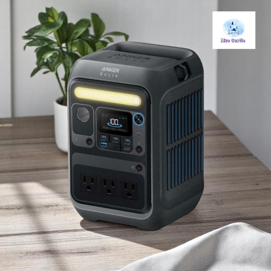 Anker（アンカー） ポータブル電源 Solix C300 Portable Power Station 288Wh ブラック A1722511アウトドア キャンプ 防災 備え 地震 停電 台風 避難所 通信確保