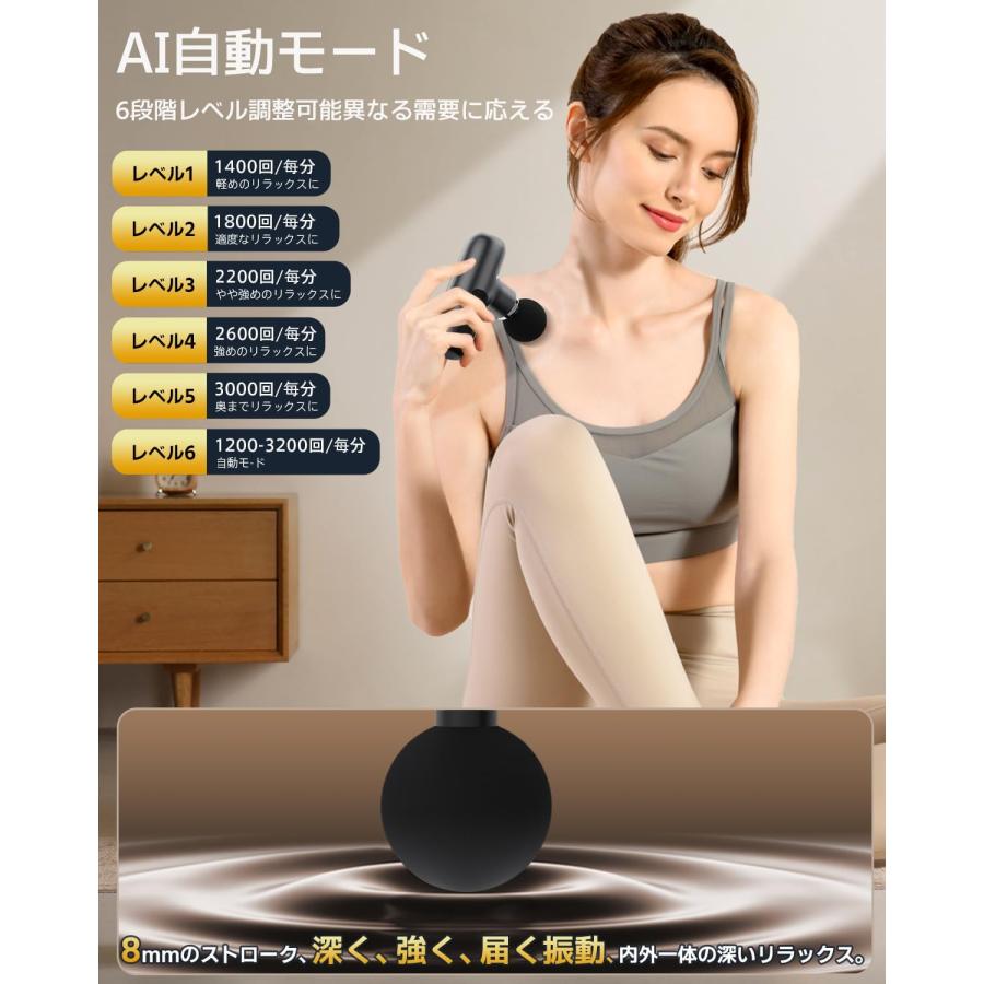 筋膜リリースガン (整体院長監修) ハンディガン AI自適応モード付き LIHI 筋膜リリースガン LIHILIS【整体院長監修】ハンディガン AI自