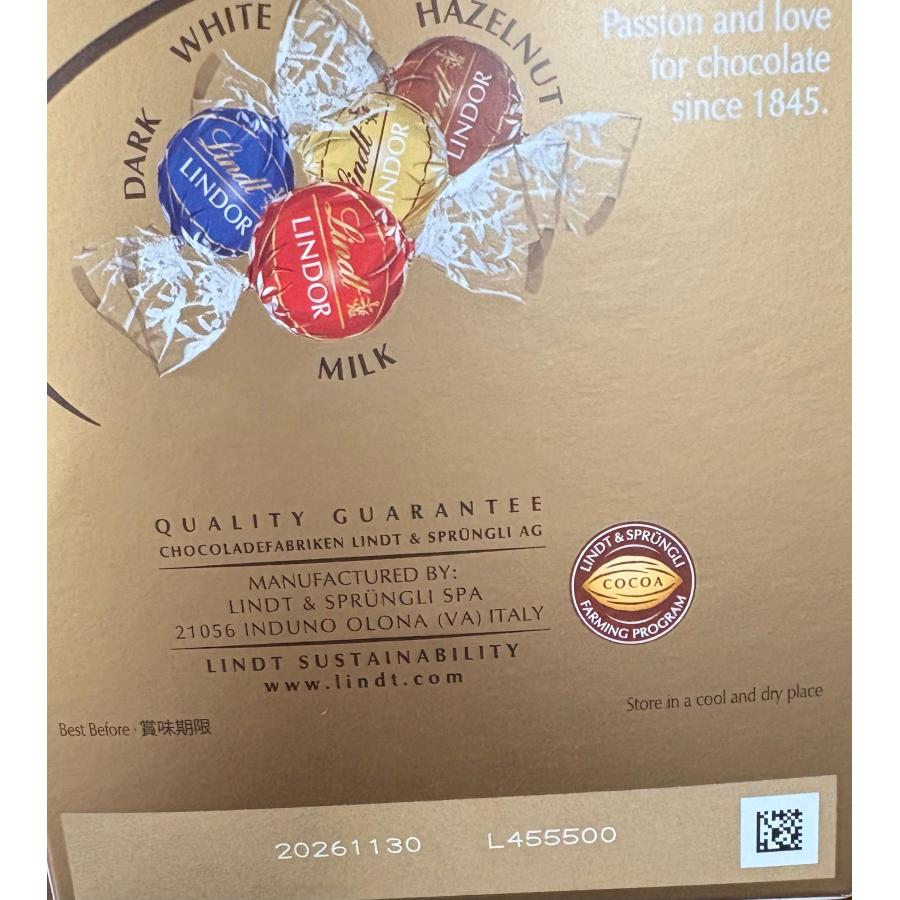 LINDOR リンツリンドール ゴールドアソート 4種16個 クリックポスト