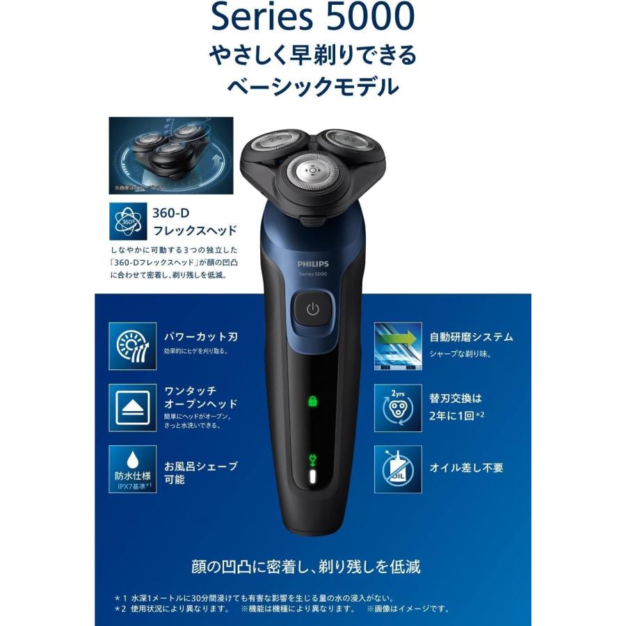 Philips フィリップス 電気シェーバー 5000シリーズ 電動 髭剃り