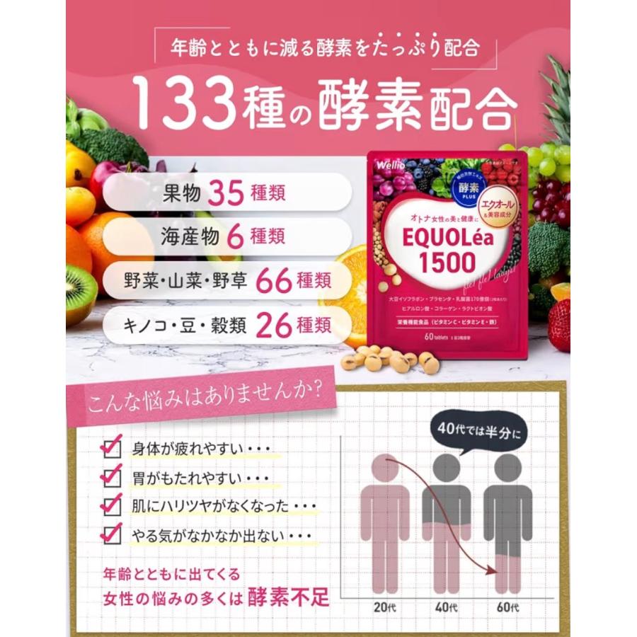 吸収率200%以上】エクオレア1500 エクオール サプリ 大豆イソフラボン