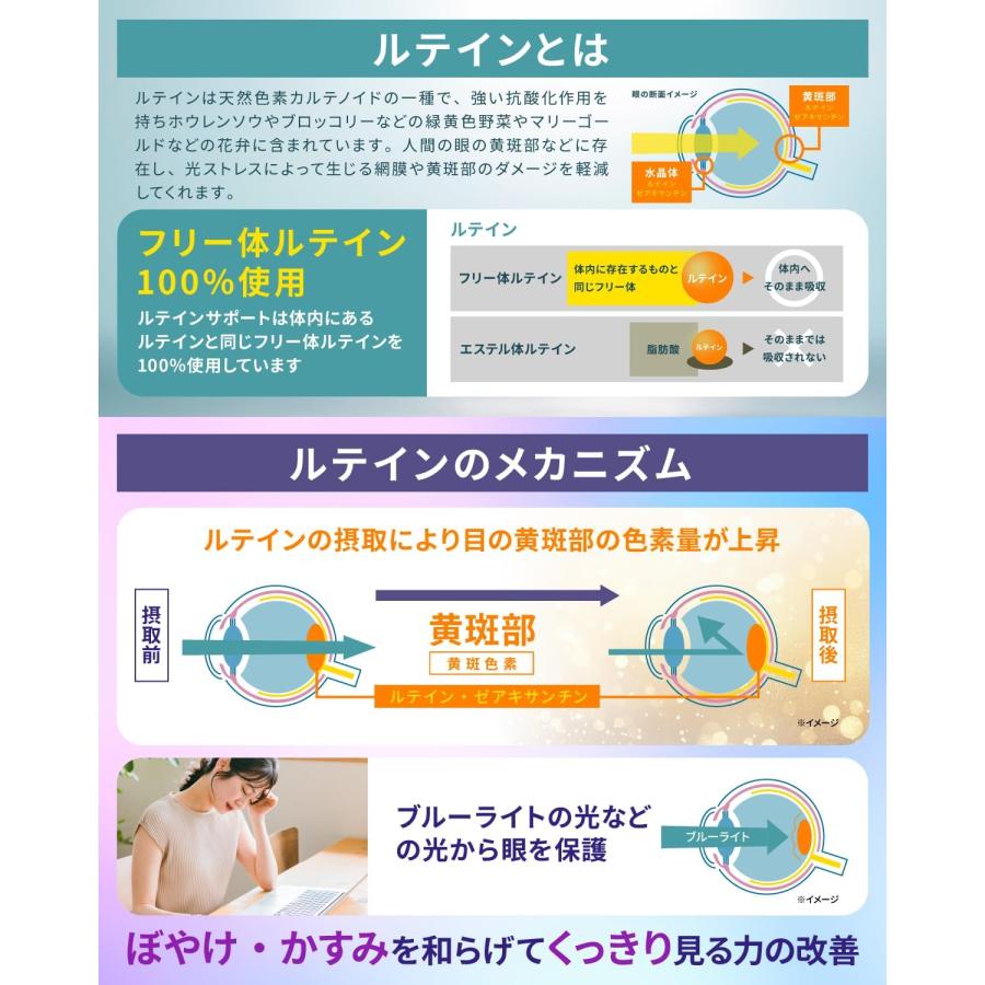 アイピュア ルテイン ゼアキサンチン サプリメント 30日分 機能性表示