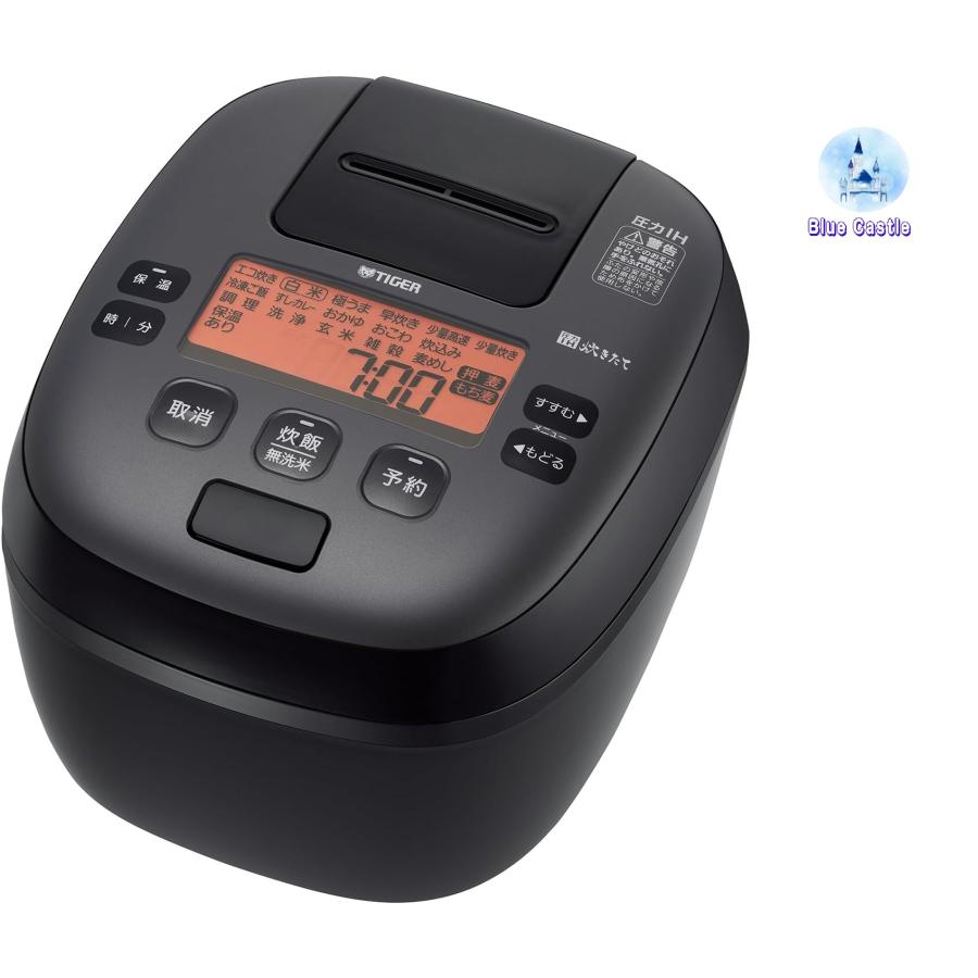 ご泡火炊き タイガー魔法瓶(TIGER) 炊飯器 5.5合 圧力IH 日本製 粒立ち
