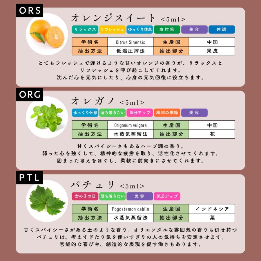 アンドエスエイチ エッセンシャルオイル セット 5ml×5本セット アロマ