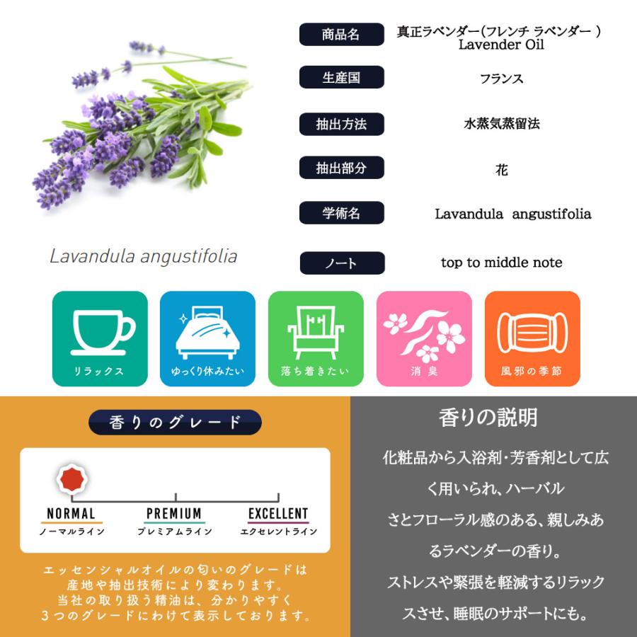 アンドエスエイチ エッセンシャルオイル ラベンダー 精油 真正