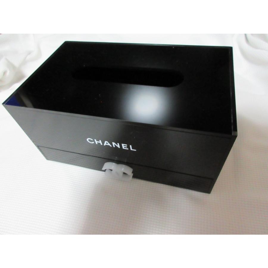 CHANEL シャネル ティッシュケースBOX ブラック 未使用品 CHANEL シャネル ティッシュケースBOX ブラック 未使用品