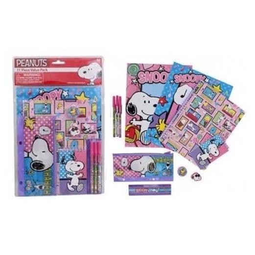 スヌーピー学校Stationaryセット11pc Valueパック(新品・未使用 スヌーピー学校Stationaryセット11pc Valueパック(新品・未使用