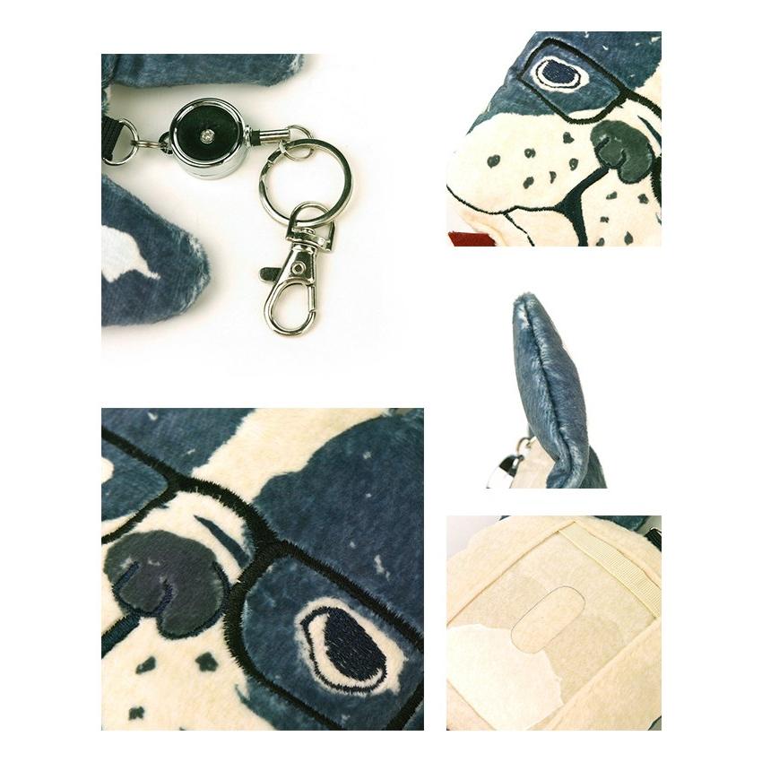 kusuguru（クスグル） リール付き パスケース フレブル フレンチ