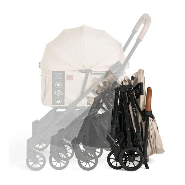 自動収納 FikaGO FREE TO 2 ペットカート耐荷重20kg 自動折りたたみ 1秒オートクローズ ワンタッチ ペットキャリー 小型犬 577407 | compet | 06