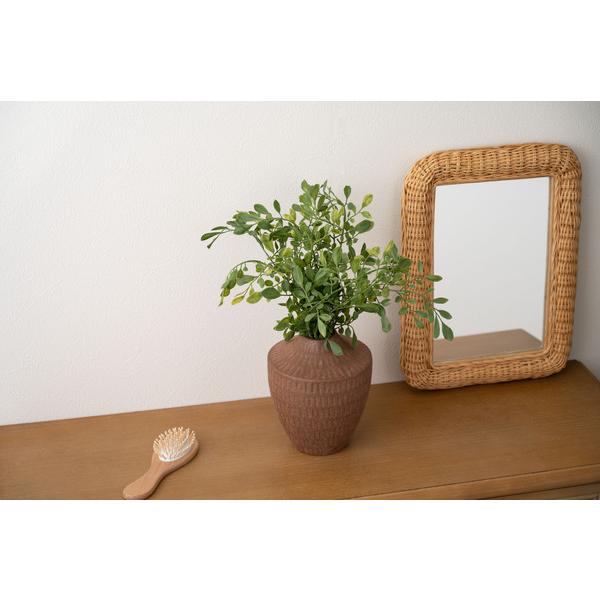 東谷 花瓶ブラウン φ15×H18.5 陶器 完成品 内側に濡れ防止コーティング