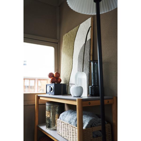 東谷 フルーツオブジェ ホワイト W10×D10×H9 完成品 CLY-41WH