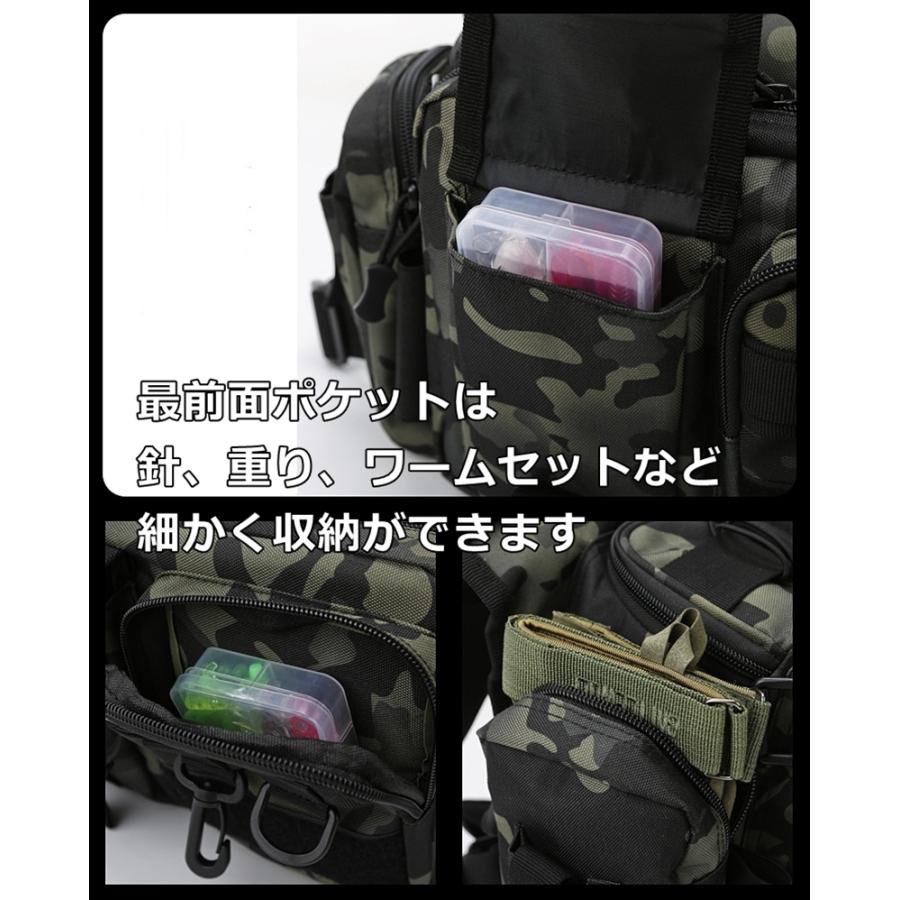 フィッシング用バッグ 黒と青 中型 g118-1.jpg