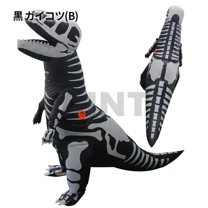 恐竜コスプレ ハロウィン 恐竜着ぐるみ 顔出し ティラノサウルス レース 怪獣 イベント コスプレ コスチューム空気充填 膨張式 パーティー クリスマス G176 | ブランド登録なし | 28