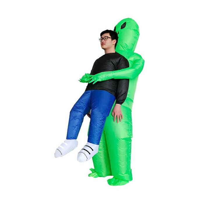 エアコス さめ おばけ 宇宙人 コスプレ ハロウィン 着ぐるみ 子供