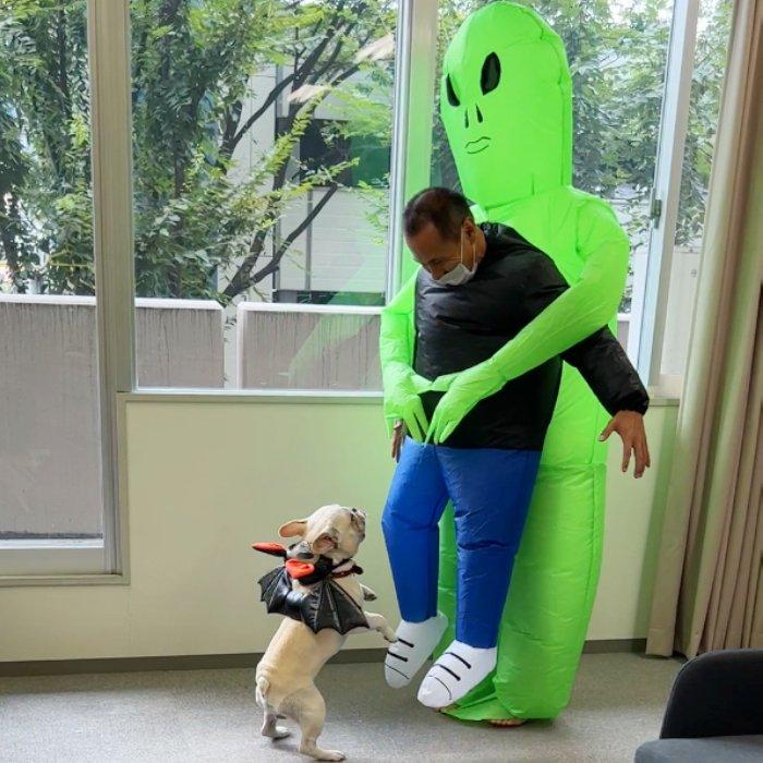 エアコス さめ おばけ 宇宙人 コスプレ ハロウィン 着ぐるみ 大人 子供