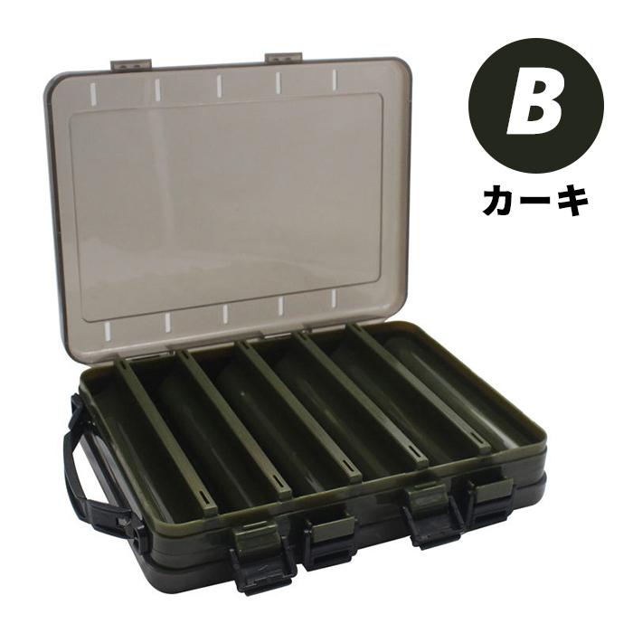 ルアーケース リバーシブル 大容量 タックルボックス 釣り 釣り具収納