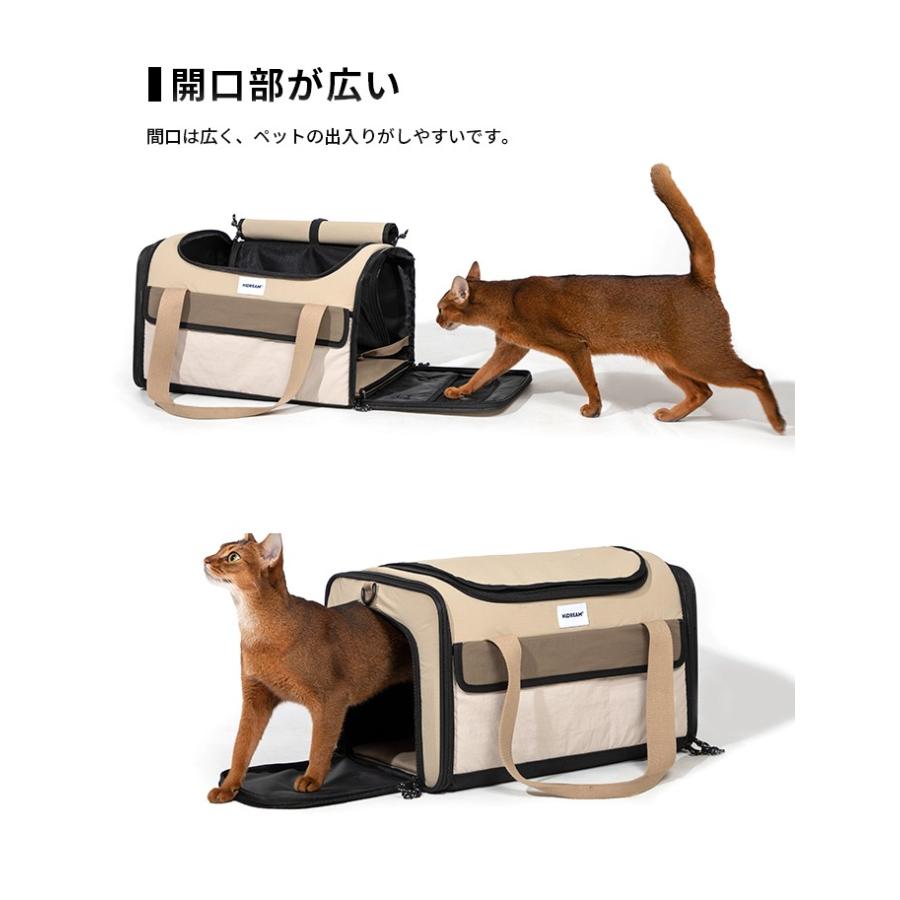 HiDREAM ペットキャリーバッグ ショルダーバッグ 手持ち 斜め掛け 犬