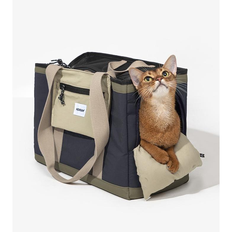 HiDREAM あご乗せクッション＆顔出し窓付き トートキャリー キャリー