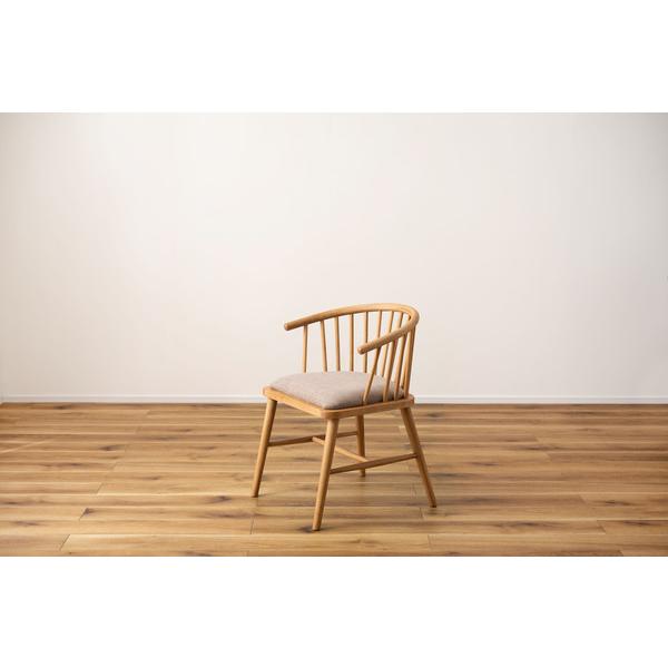 東谷 チェア ベージュ W52×D52×H73×SH47 完成品 HOC-76BE : BESTWEAR