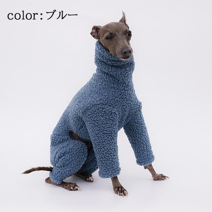 イタリアングレーハウンド 秋冬 服 厚手 ボア素材 お散歩 イタグレ