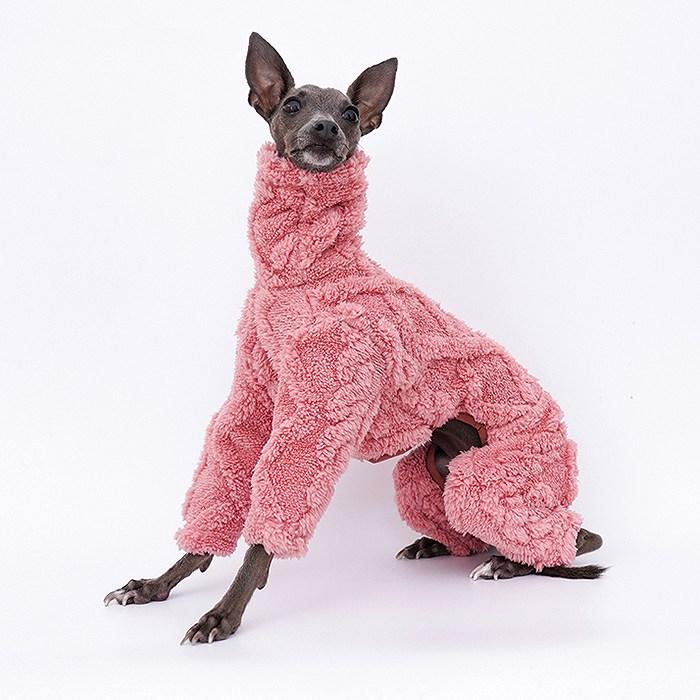 イタリアングレーハウンド 秋冬 服 厚手 ボア素材 イタグレ