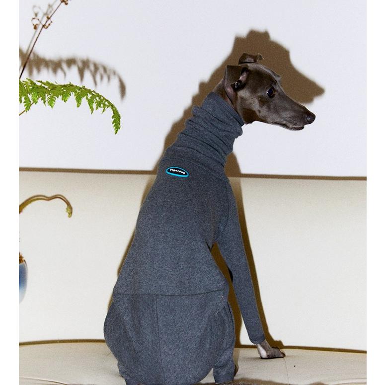 新作 保温 ストレッチ ミニピン イタリアングレーハウンド ロンパース