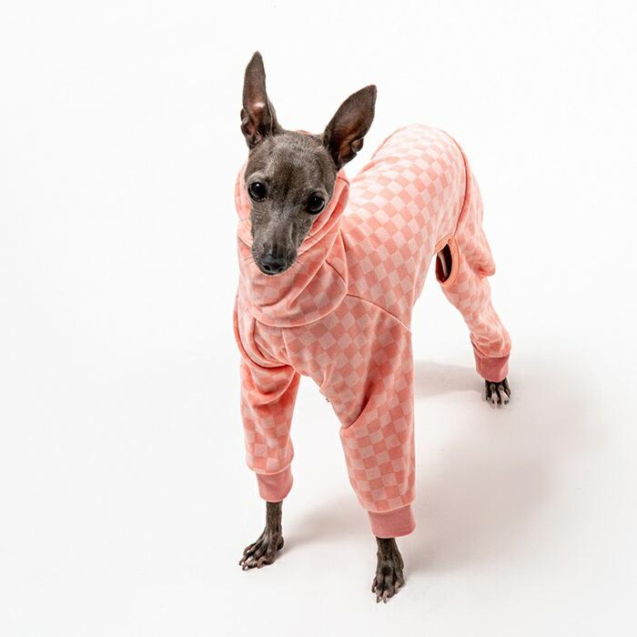 新作 蓄熱 保温 ミニピン イタリアングレーハウンド ロンパース ロング