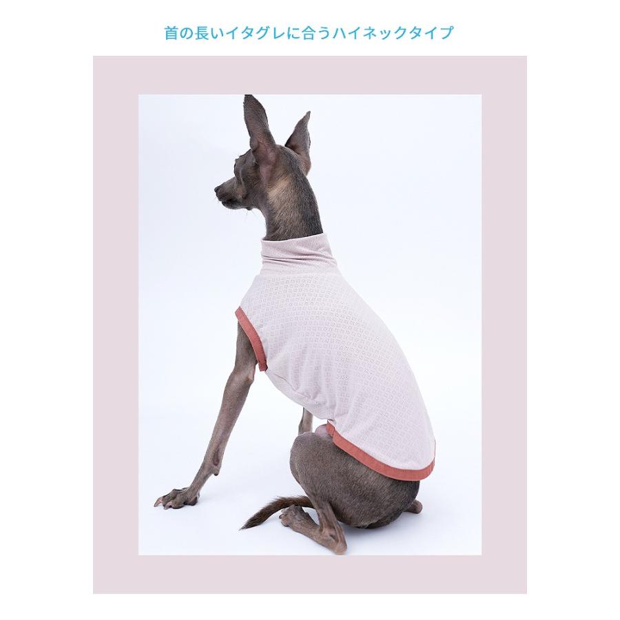 イタグレ 服 接触冷感 ひんやりトップス ハイストレッチ カットソー