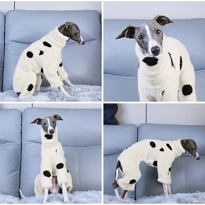 イタグレ ふわふわ ロンパース イタグレ服 冬 犬 軽い 温かい 保温