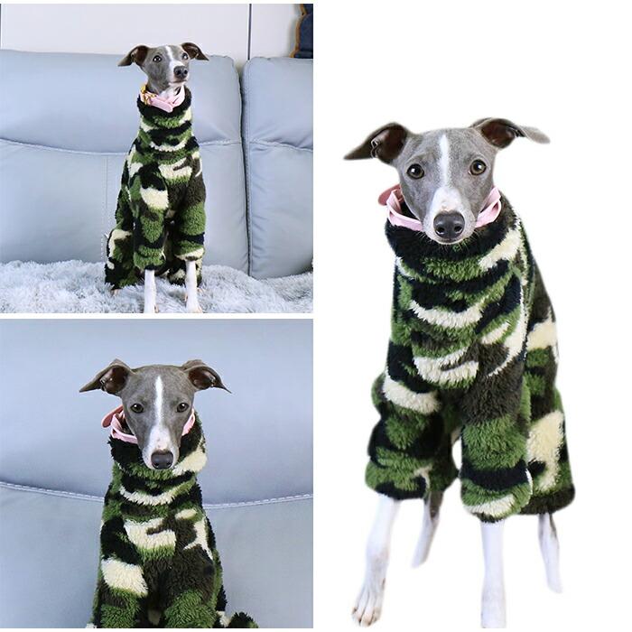 イタグレ ふわふわ ロンパース イタグレ服 冬 犬 軽い 温かい 保温