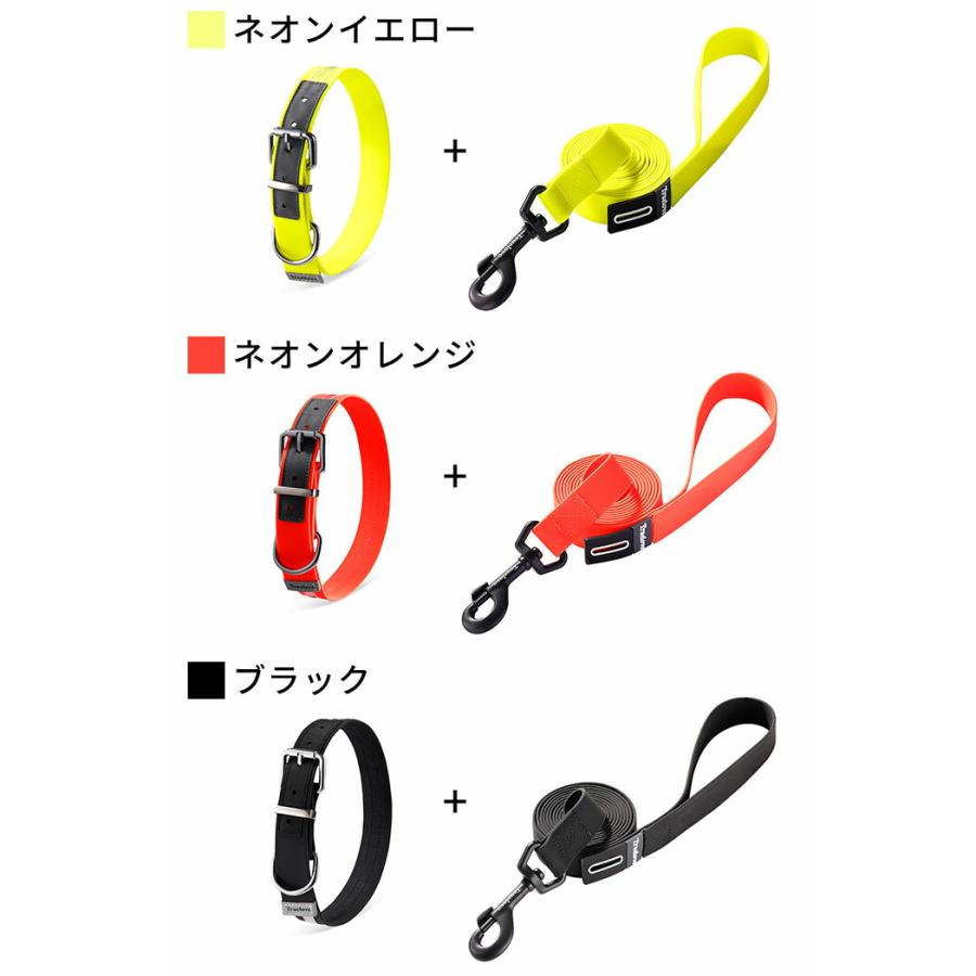 Truelove 防水首輪 リード セット 犬 ウォータープルーフ 犬用 防水リード 首輪 ドッグ ペット 安全 安心 小型犬 中型犬 大型犬 3XS 2XS XS S | Truelove | 02
