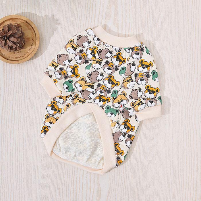 SALE】犬服 秋 冬 トレーナー クマ Tシャツ フレブル フレンチ