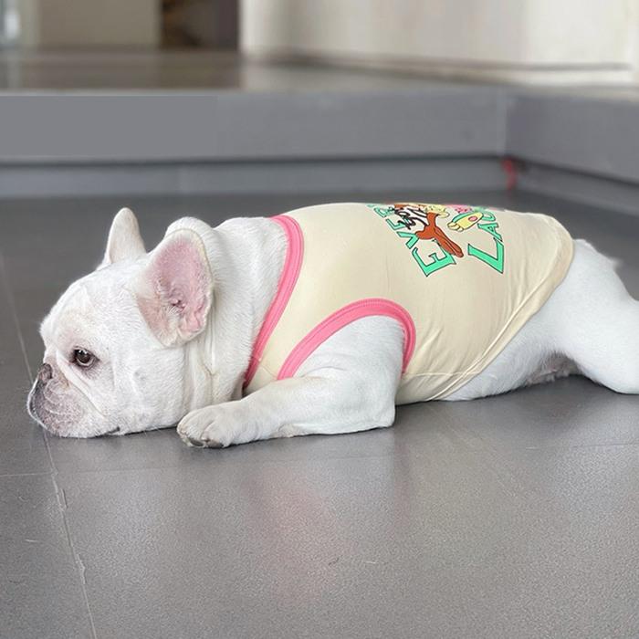 新作 タンクトップ ランニング 袖なし 犬服 春 夏 秋 フレンチ
