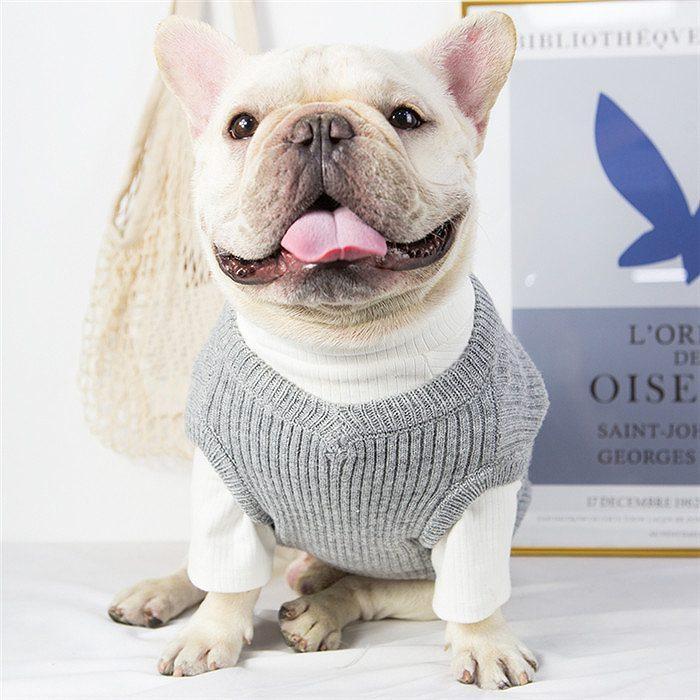 フレブル フレンチブルドッグ 服 犬服 ドッグウェア セーター KM102T