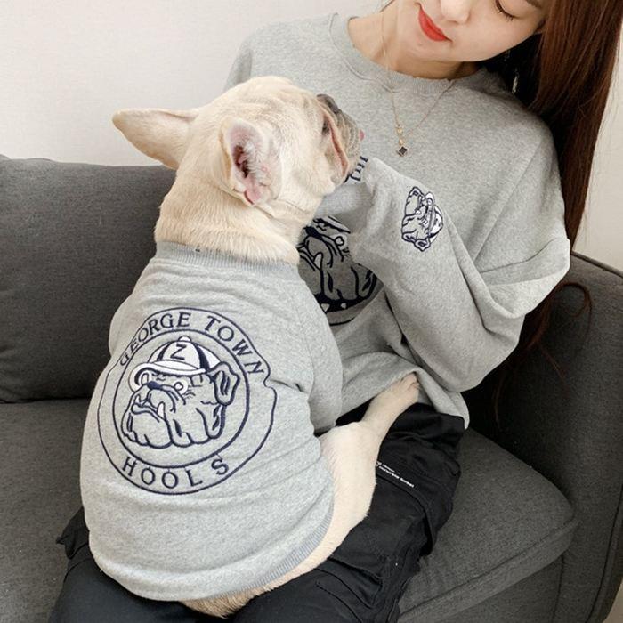 愛犬とのお揃い服 長袖 スウェット ペアルック 飼い主様用 犬と飼い主