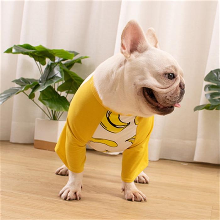 犬 服 夏フレブル Tシャツ フレンチブルドッグ 犬服 バナナ ドッグ