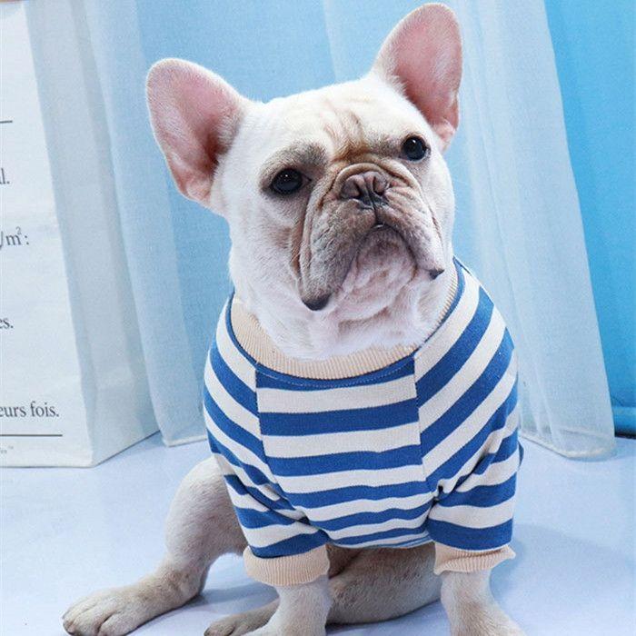 フレブル服★Tシャツ/アウター★まとめ売り 犬 服 夏フレンチブルドッグ フレブル服 中型犬 半袖Tシャツ ボーダー
