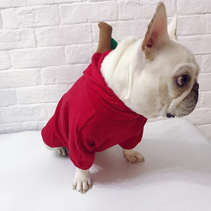 犬 服 ハロウィン 仮装 フレブル パイナップル人形 アップル リンゴ