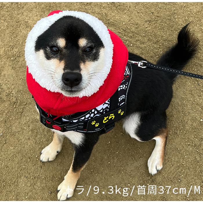 SALE】犬 サンタ帽 クリスマス 帽子 調整可能 フリース生地 ネック 