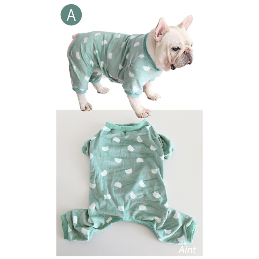 マイクロ起毛生地 ロンパース 犬服 柔らかい つなぎ 両面起毛 冬