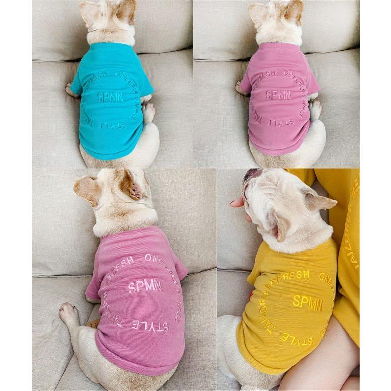 フレンチブルドッグ ペット 服 秋 冬 厚手 Tシャツ トレーナー