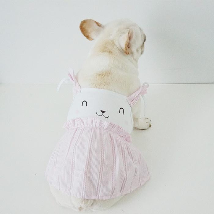 犬 服 夏フレンチブルドッグ 犬服 女の子 ピンク スカート KM171SK