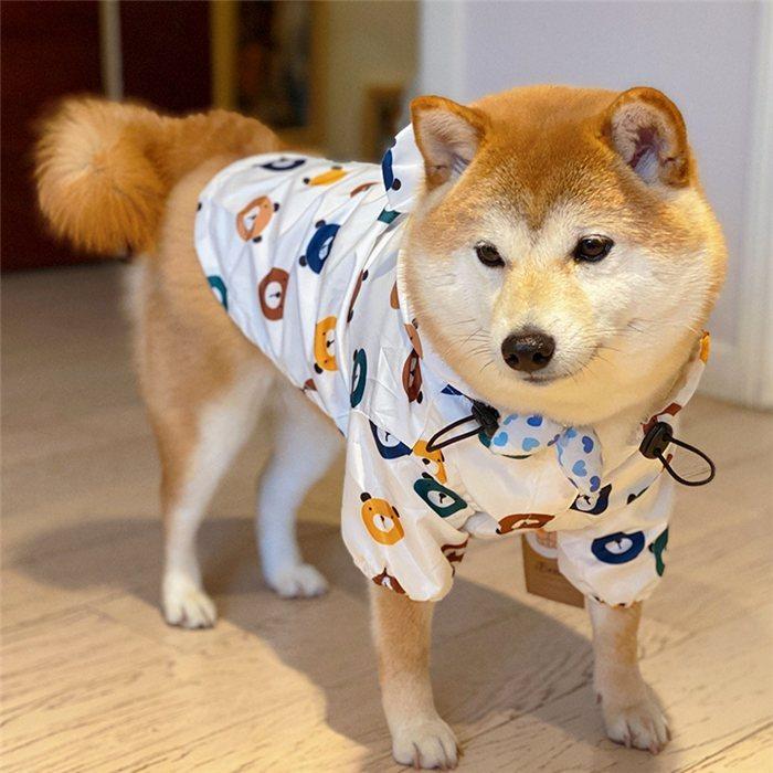 犬服ドッグウェアmilk&pepperレインコート防寒服パーカー　32新品タグ付 犬服ドッグウェアmilk&pepperレインコート防寒服パーカー 29