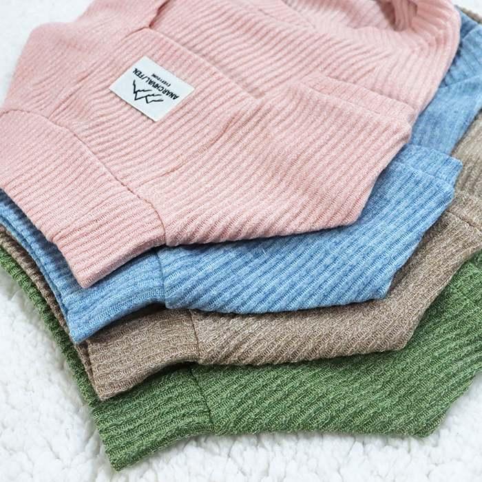 新作 Tシャツ フレンチブルドッグ 服 犬 犬服 モックネック シンプル