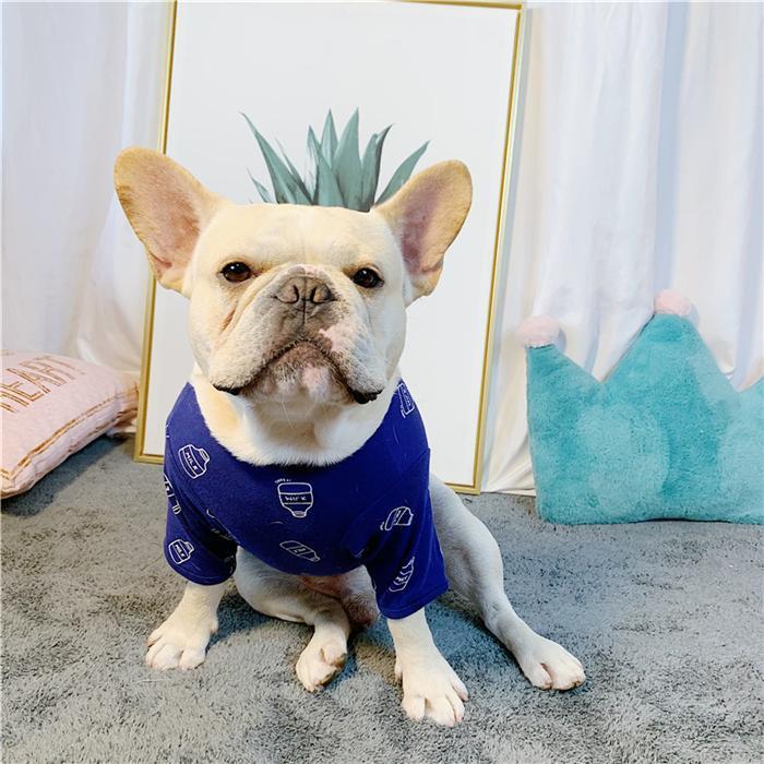 売り尽くし 犬 服 フレンチブルドッグ フレブル 中型犬 牛乳瓶 半袖T