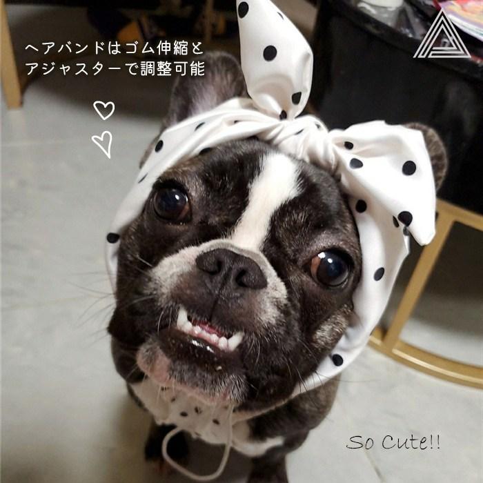 犬 服 フレンチブルドッグ フレブル ドット柄 女の子 スカート