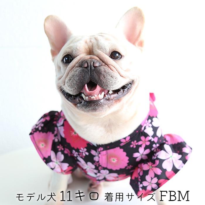 浴衣 犬用 フレンチブルドック服 フレブル ゆかた 薄手 かわいい 和風