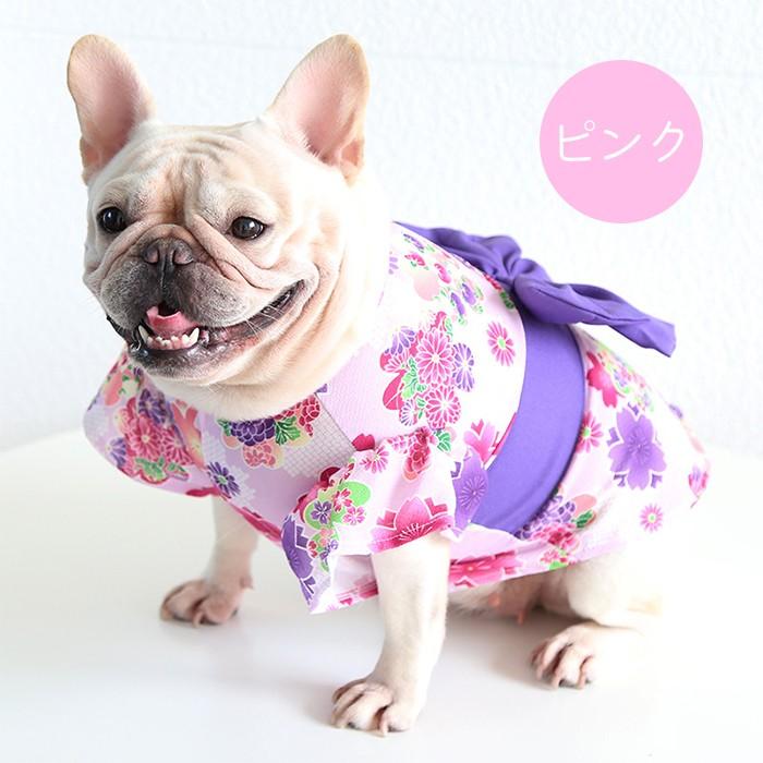 浴衣 犬用 フレンチブルドック服 フレブル ゆかた 薄手 かわいい 和風