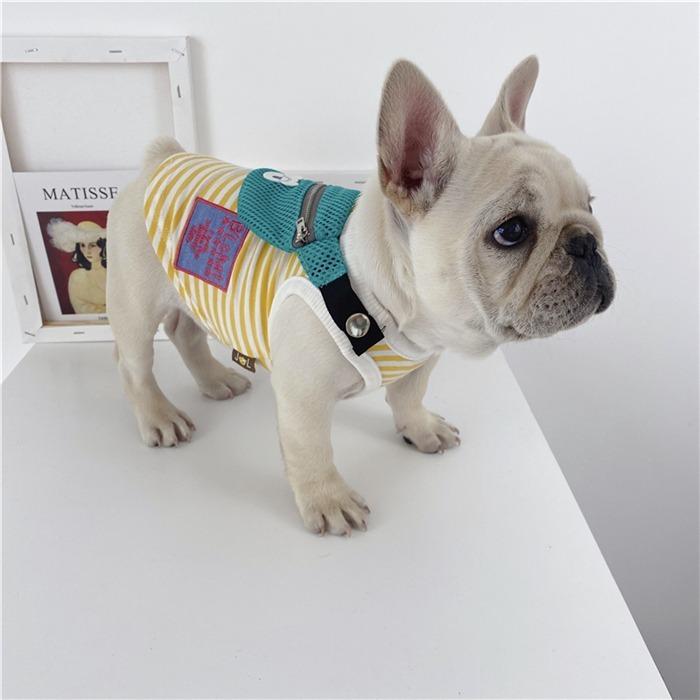 犬 服 かばん付き タンクトップ フレブル フレンチブルドッグ ペット服